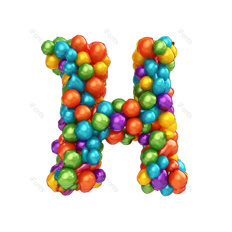狂欢节图片,字母元素,教育PNG,生日免抠素材
